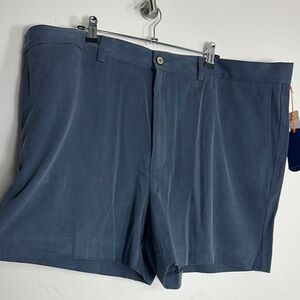 Tommy Bahama Blue Flat Front Silk St. Thomas Short Abbey Shorts 42 NWT